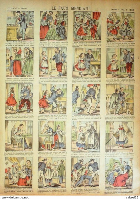 Le Faux Mendiant  (Pellerin d'epinal)