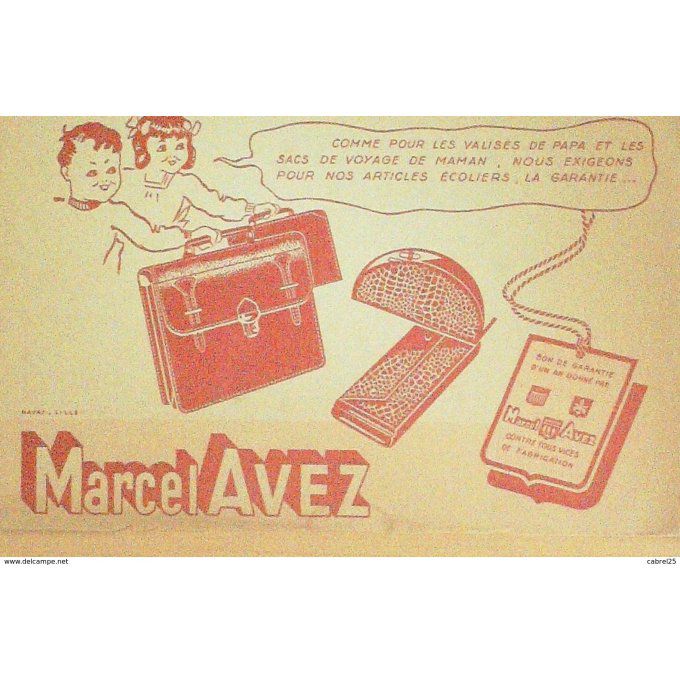 Buvard MARCEL AVEZ Maroquinerie