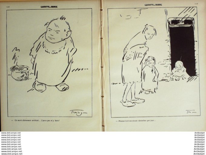 L'Assiette au beurre 1909 # 441 Maternites Thesing Paul