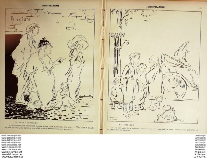 L'Assiette au beurre 1909 # 441 Maternites Thesing Paul