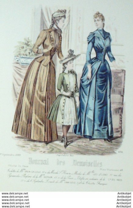 Journal de Demoiselles 1889 # 4745 (Maison Brun-Cailleux)