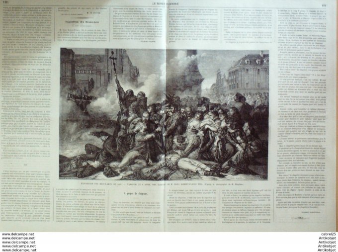 Le Monde illustré 1866 n°489 Tchéquiee Theredienstadt Boheme Autriche Prague Itamie Verone Vicence