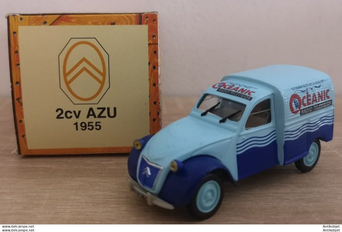Citroen 2cv AZ Television Oceanic 1955 Norev 1:43
