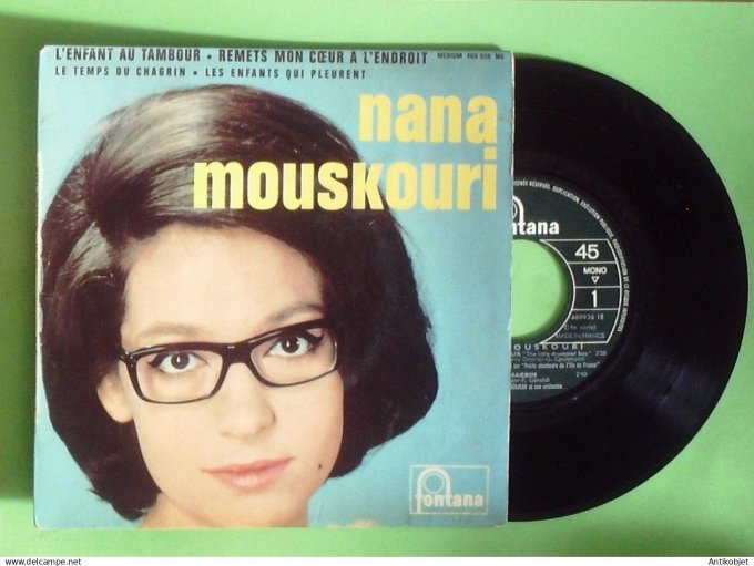 Mouskouri Nana 45T EP L'enfant au tambour 1965