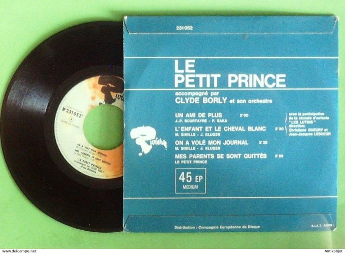 Le Petit Prince 45T EP Un ami de plus 1964