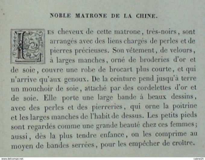 Chine Noble Matrone 1859