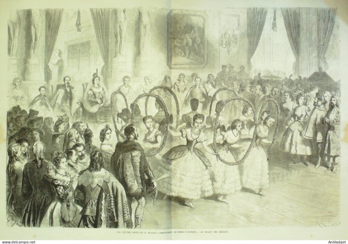Le Monde illustré 1863 n°306 Buttes Chaumont Danemark Reine Mexique Cerre de Léone Lariboisière