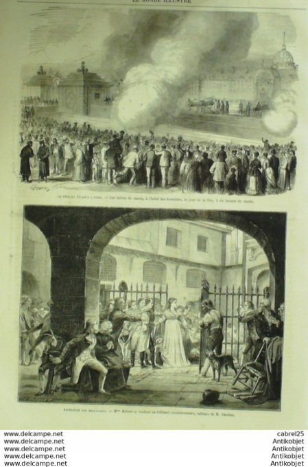 Le Monde illustré 1869 n°645 Maréchal Niel Marseille (13) Chalons (51) Reims (51)