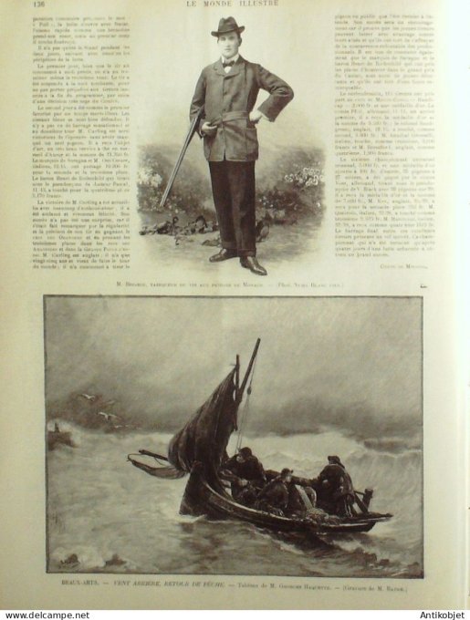 Le Monde illustré 1898 n°2133 Affaire Zola Mali Tombouctou Lacs Takadji Faguidine Espagne Salamanque