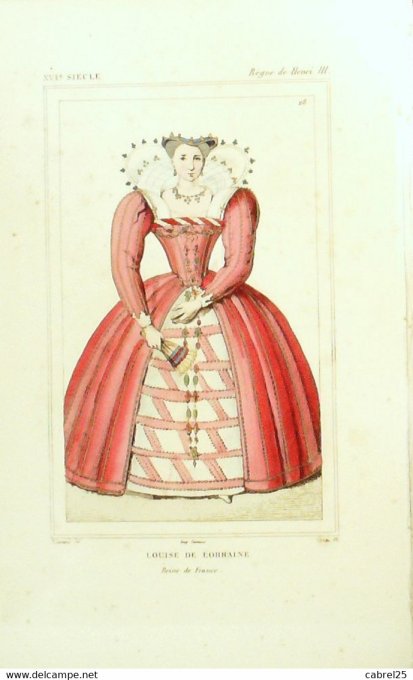 De Lorraine Louise Reine De France 16ème 1852