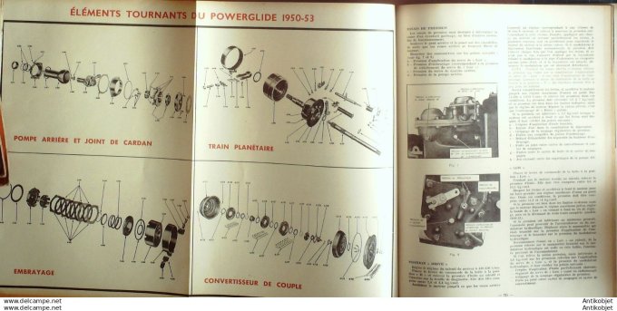 R.T Automobile Chevrolet Powerglide salon Francfort 103 # 1954