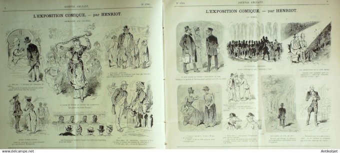 Le Journal Amusant 1889 # 1709 Opera Esclarmonde par Stop