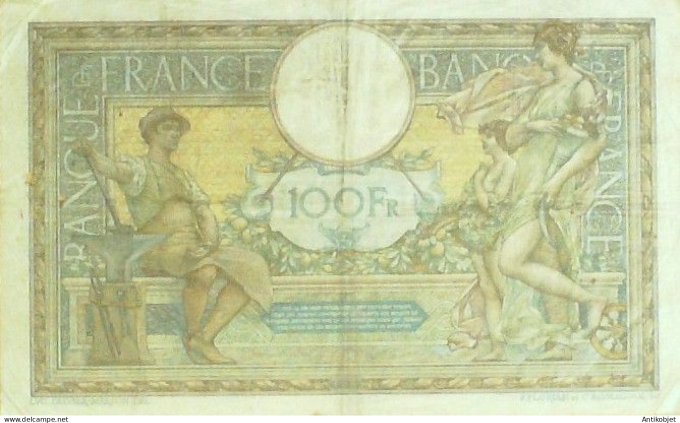 Billet Banque de France 100 francs Luc Olivier Merson A.10=10=1914 TTB++