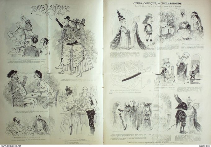 Le Journal Amusant 1889 # 1709 Opera Esclarmonde par Stop