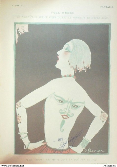 Fantasio 318 1920 Touchagues Gesmar Kuhn-Regnier Lorenzi Mirande Miarko