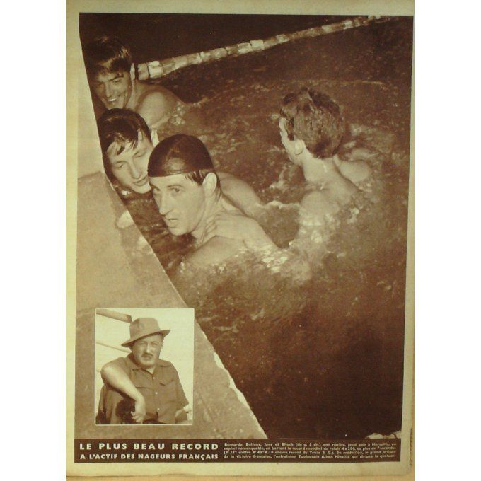 Miroir Sprint 1951 n° 269 6/8 MIMOUN KOBLET TOUR SUISSE BLIOCH BERNARDO JANY BOITEU