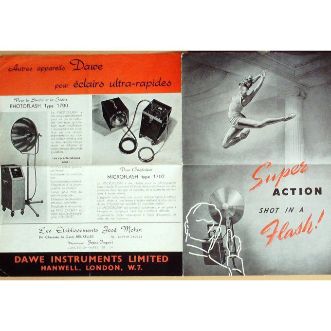 Catalogue DAWE LITLEFLASH LAMPES BRUXELLES 1936