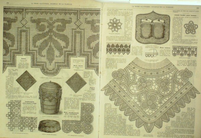 Journal Mode illustrée 1870 # 26 Robes de promenade