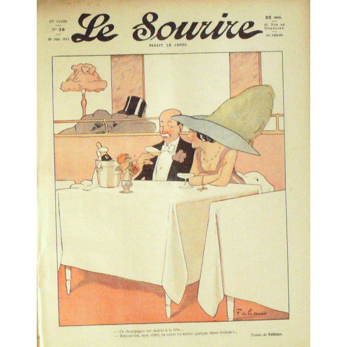 Le Sourire 1911 n°026 FABIANO REB VALLEE BURRET ORLAN PAVIS HEMARD