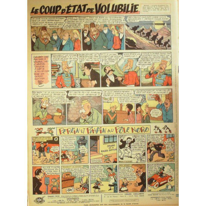 Ames Vaillantes 1953 n°26, Volubilie, Perlin et Pinpin, Jack le trappeur