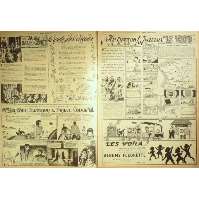 Ames Vaillantes 1953 n°26, Volubilie, Perlin et Pinpin, Jack le trappeur