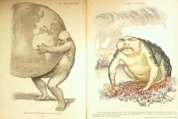 L'Assiette au beurre 1901 #  26 Les camps de concentration au Transvaal Jean Veber