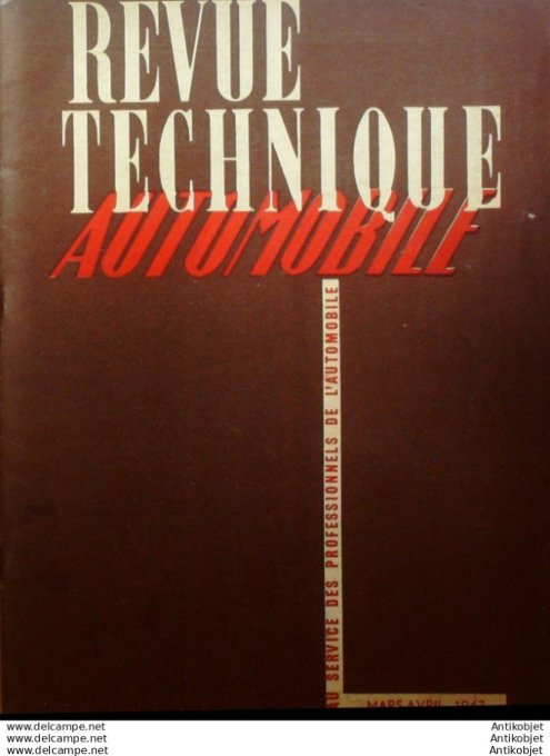 R.T Automobile Autocars Floirat Ford Canada Tracteurs 12 # 1947