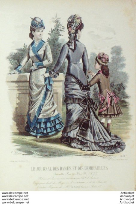 Journal des Dames Demoiselles 1876 # 1454 (Maison Scabieuse)
