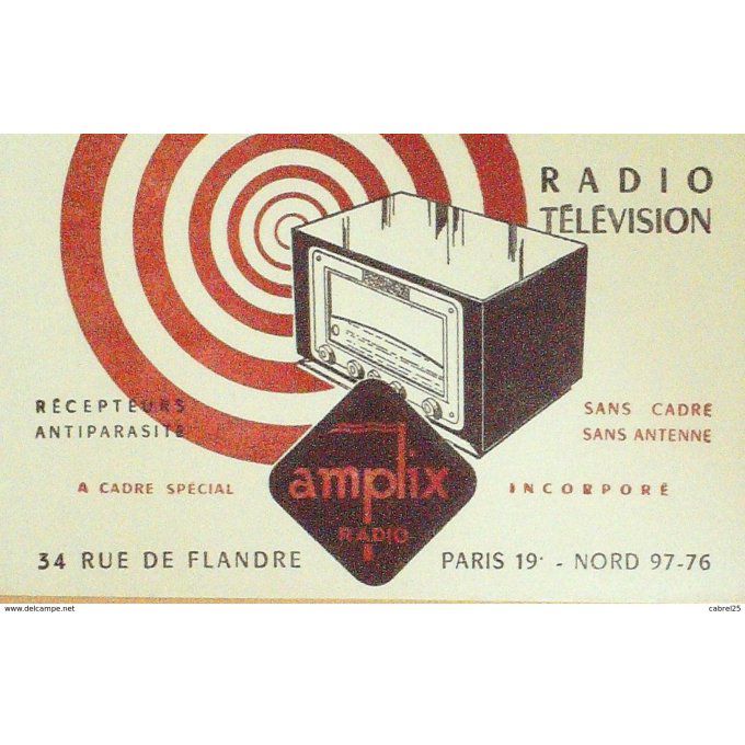 Buvard AMPLIX Transistor