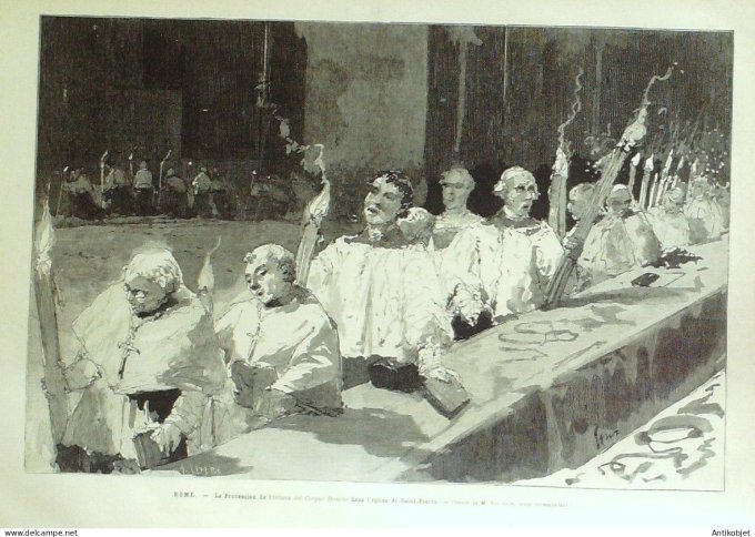 Le Monde illustré 1880 n°1222 Bruxelles fêtes jubilaires Etats-Unis Okoma