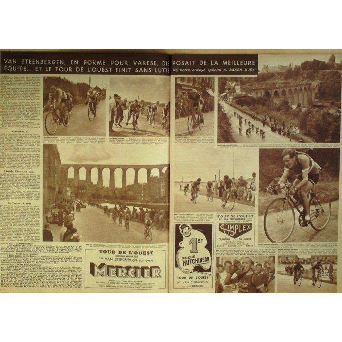 Miroir Sprint 1951 n° 271 20/8 HAMAD VAN STEEBERGEN REMY LEMOIGNE SCHILS LE MORVAN