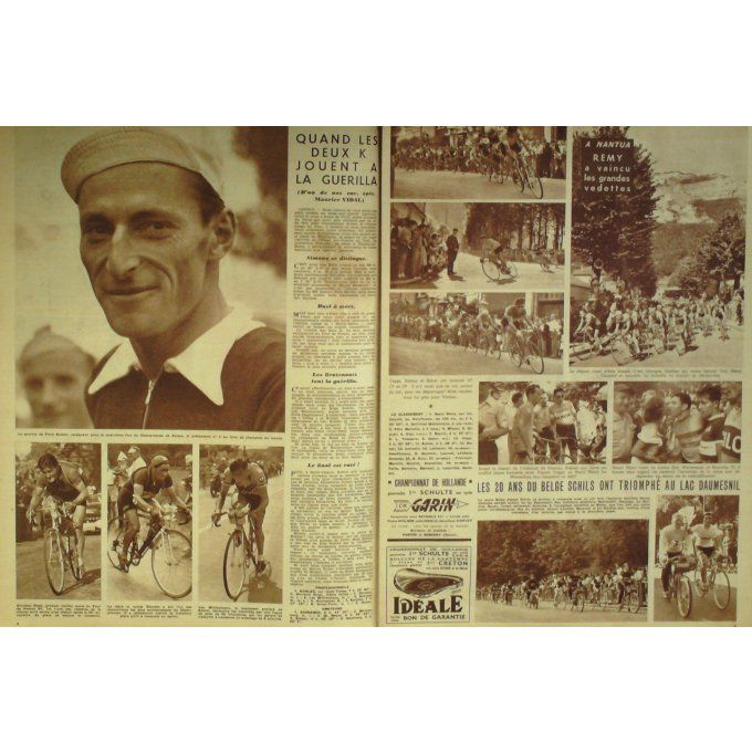 Miroir Sprint 1951 n° 271 20/8 HAMAD VAN STEEBERGEN REMY LEMOIGNE SCHILS LE MORVAN