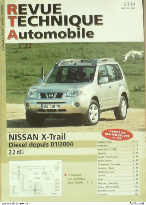 Revue Tech. Automobile 2005 n°685 Nissan X-Trail