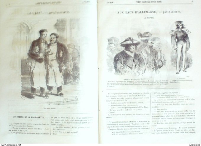 Petit journal pour Rire 1863 # 454 Les Invalos randon