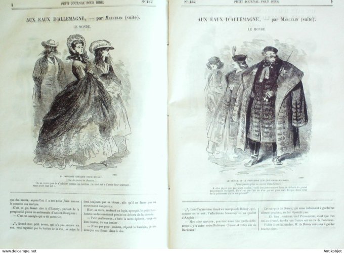 Petit journal pour Rire 1863 # 454 Les Invalos randon