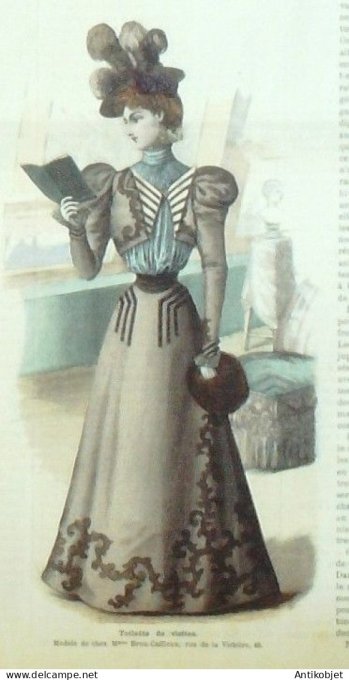 La Mode illustrée journal 1897 n° 45 Toilette de visites