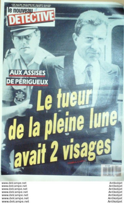 Détective 1989 # 354 Périgueux Beaugency Feldkirch Le Havre St-Brieuc Nanterre