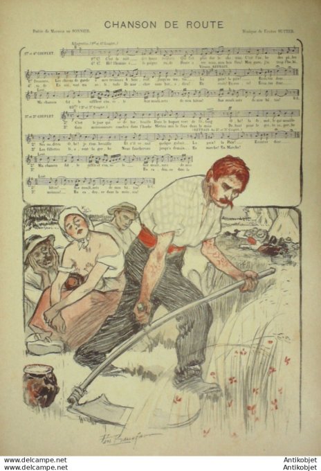 Gil Blas 1897 n°34 Yann NIBOR Eugène SUTTER Maurice RONNIER Paul BOURGET
