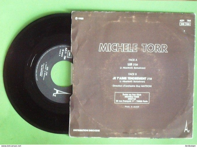 Torr Michèle 45T SP Chanson Napolitaine 1985