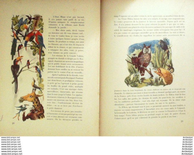 Liozu Jacques Nuit au zoo (H.Kunick) Eo 1938