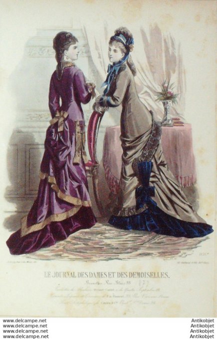 Journal des Dames Demoiselles 1876 # 1456 (Maison Bréant-Castel)