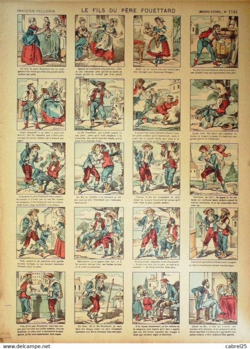 Le Fils Du Père Fouettard (Pellerin d'epinal)