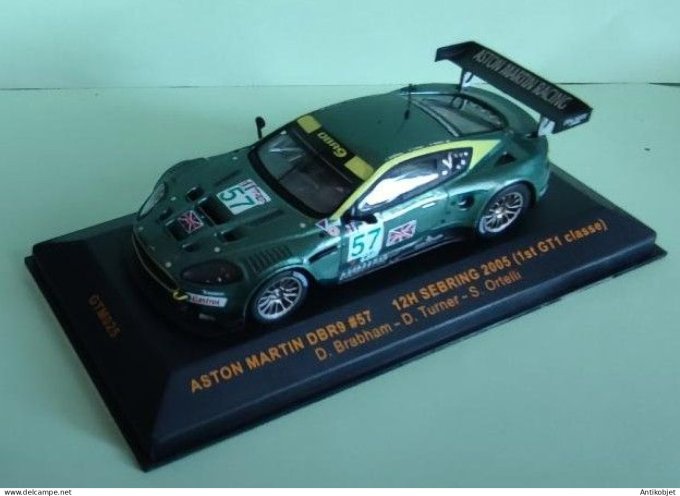 Aston Martin DBR9 # 57 12h Sebring GTM025 1st GT1 2005 IXO 1/43