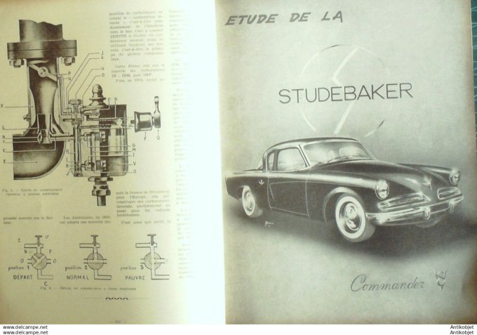 R.T Automobile Studebaker V8 Commander Saurer 3C 96 # 1954