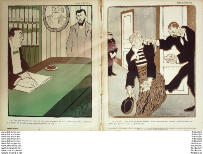 L'Assiette au beurre 1908 # 391 Les gaites de l'instruction Bernard Edouard