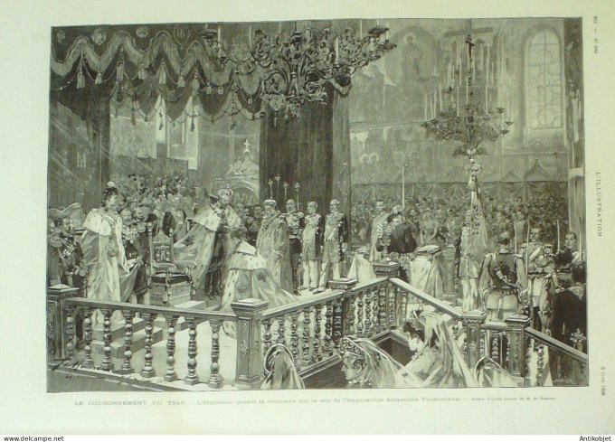 L'illustration 1896 n°2780 Russie Moscou Kremlin Tzar Andelys (27) Afrique-Sud Prétoria Procès