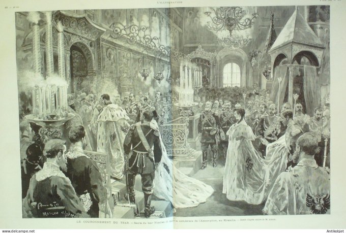 L'illustration 1896 n°2780 Russie Moscou Kremlin Tzar Andelys (27) Afrique-Sud Prétoria Procès