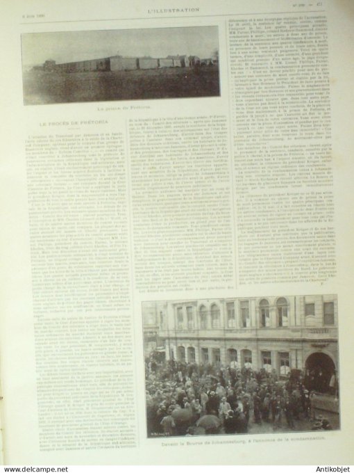 L'illustration 1896 n°2780 Russie Moscou Kremlin Tzar Andelys (27) Afrique-Sud Prétoria Procès