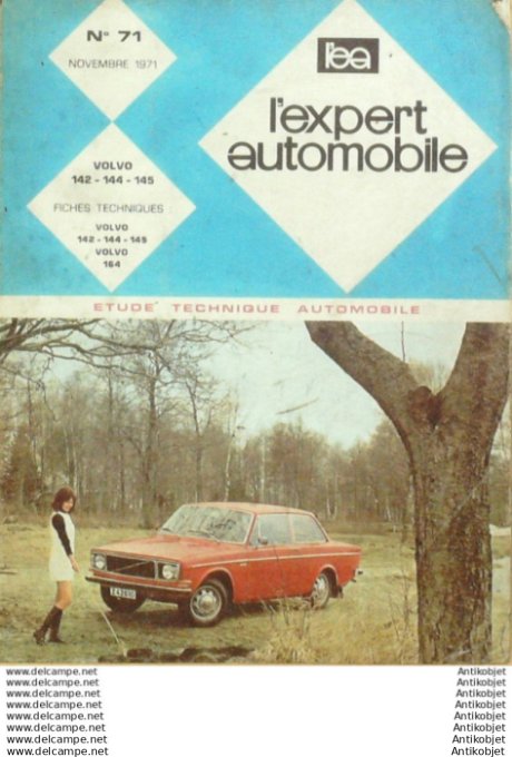 R.T Automobile Volvo 142 144 145 164 L'expert  # 71