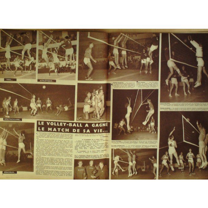 Miroir Sprint 1951 n° 276 24/9 SNEYERS BRUNEAU TONY SAY GINETTE JANY RUGBY XIII FRA